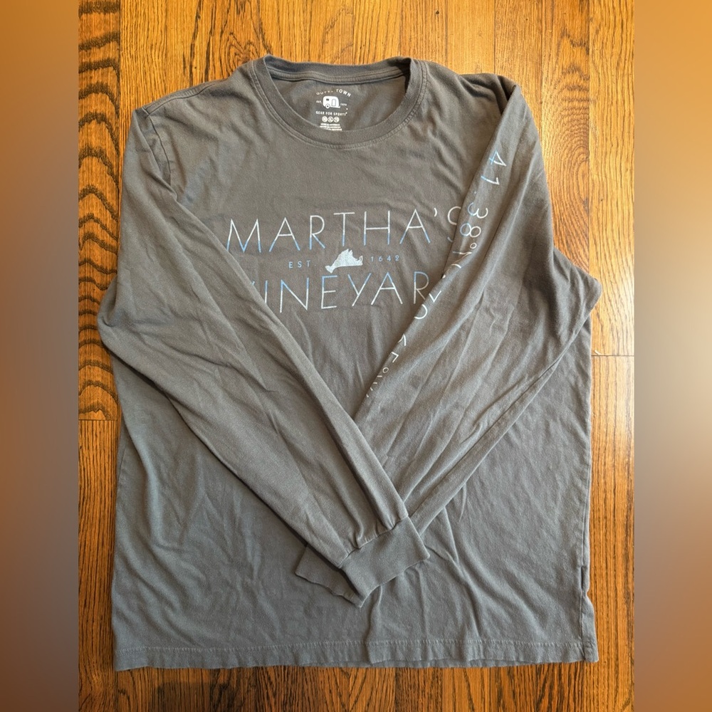 GEAR FOR SPORTS OUTTA TOWN Martha’s Vineyard long sleeve graphic t shirt, XL